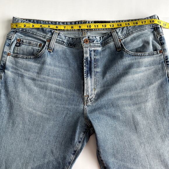 AG Adriano Goldschmied The Everett Men's Straight Jeans 38/34 - Picture 13 of 16